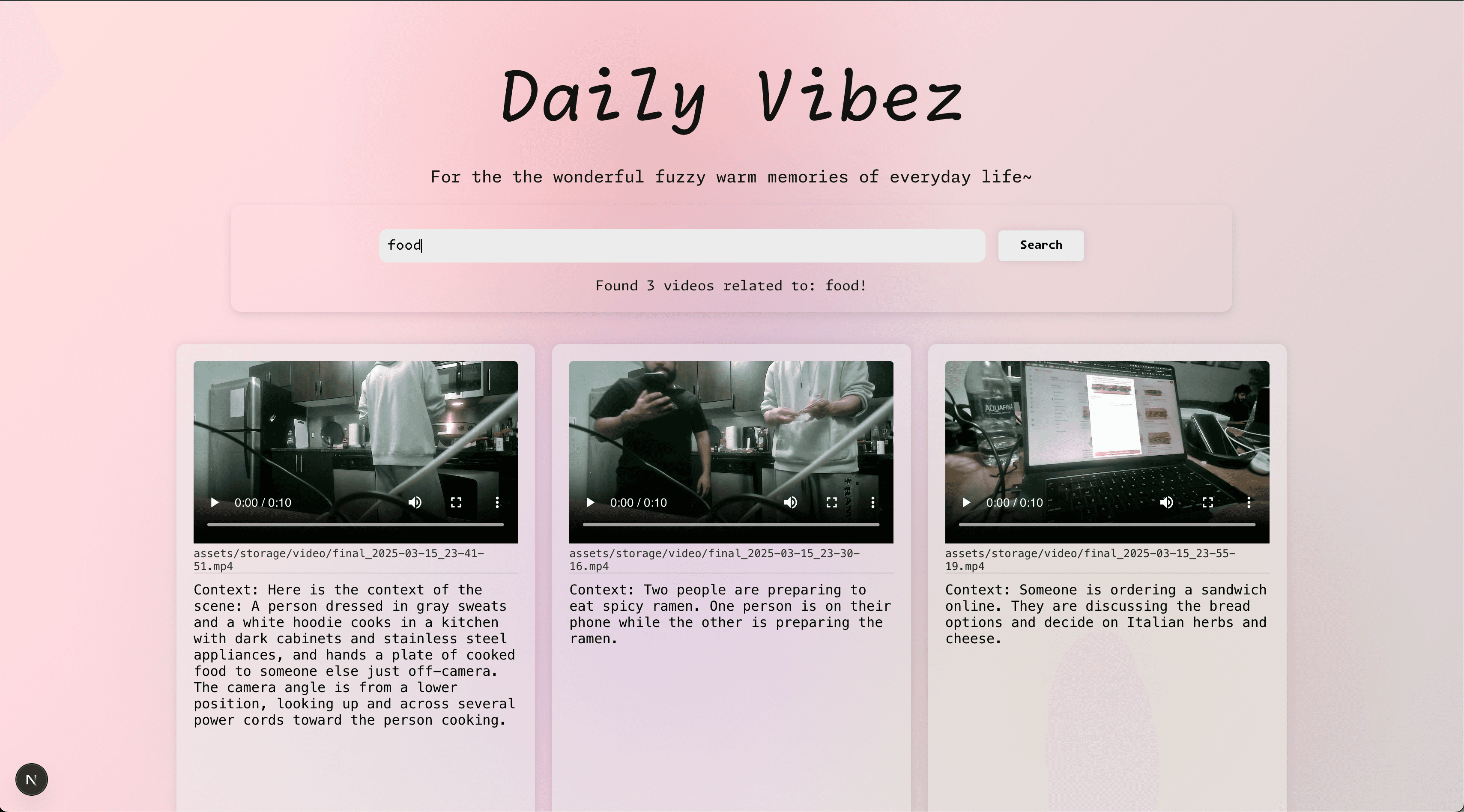 Daily Vibez app